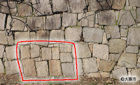 写真１．本丸側の防空壕出入口跡（図1‐①）
