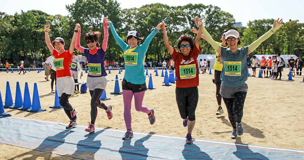 大阪城公園リレーマラソンフェスティバル15 太閤なにわの夢募金